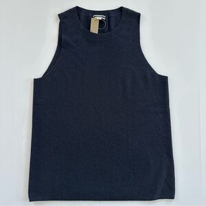 J.Crew Featherweight Cashmere Shell in Ink Navy | XL | NWT